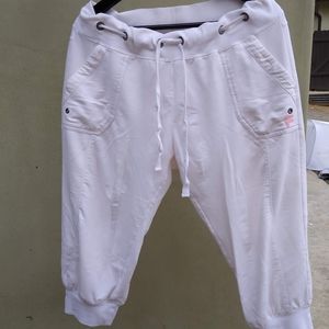 Fila Sport white Capri soft workout shorts